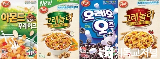 대장균 검사 동서식품 시리얼 제품군