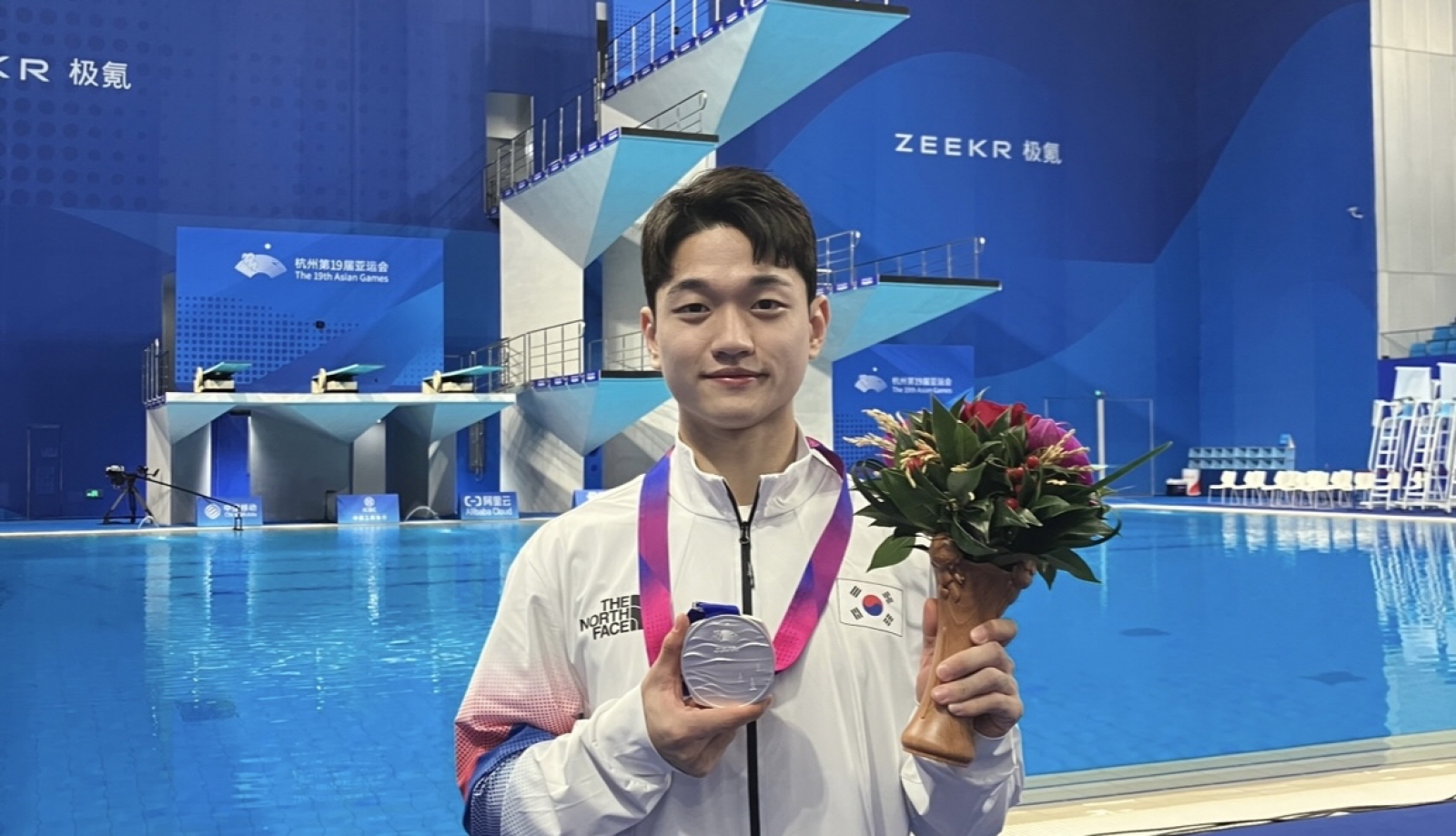 김영남 선수, 항저우 아시안게임 은메달 사진 (사진 : 강복자 피플 제공)